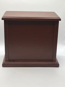 Dog Photo Urn. Brown Wood. Photo 6x4. Ships In 24 Hours Pet Urns Pets Memories Forever 