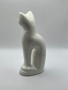 Elegant White Cat Urn All Cat Urns 20% Off Ceramic Cat Urn Pets Memories Forever 