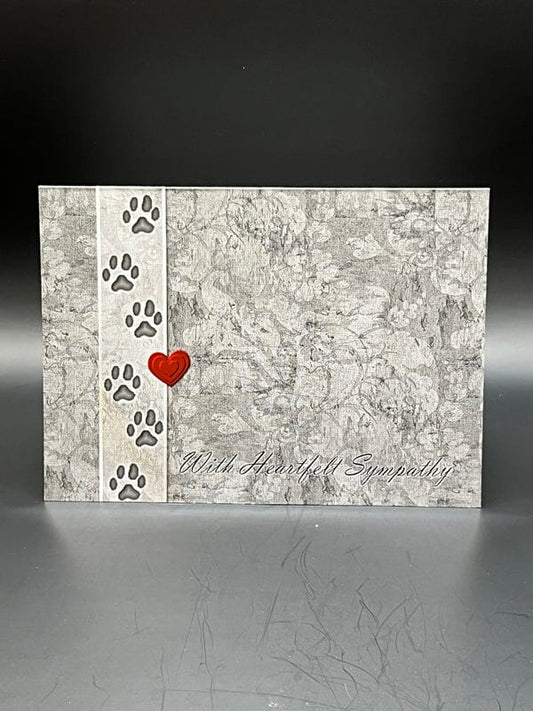 With Heartfelt Sympathy - Pet Sympathy card Pet Sympathy Card Pets Memories Forever 